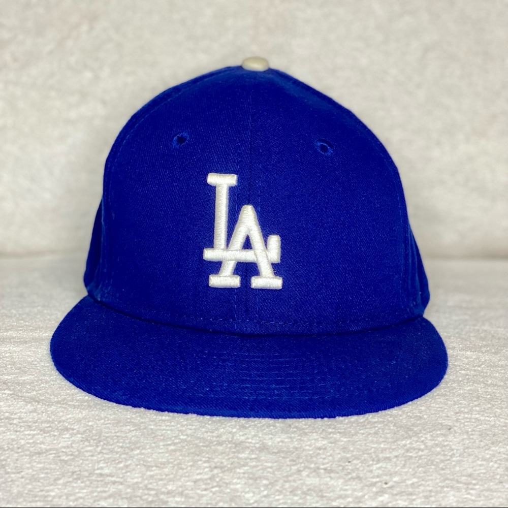 59FIFTY LA Dodgers New Era Royal Blue Fitted Hat Size 7 3/8 (58.7cm)